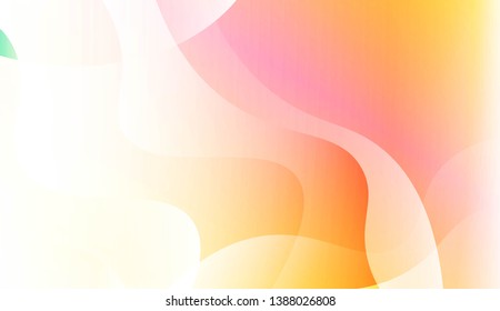 Futuristic Style With Wave Geometric Design, Shapes. For Elegant Pattern Cover Book. Vector Illustration with Color Gradient