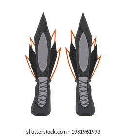 Futuristic superhero boots. Cartoon style. Vector.
