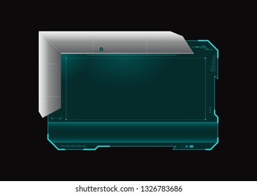 Abstract Sci Fi Technology Computer Concept Stock Vector (Royalty Free ...