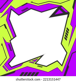Futuristic tech background with geometric pattern and with some copy space area