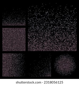 Futuristic tech background. Pastel blue violet color theme backgrounds. Gradiented geometric patterns. Beautiful vector illustration.