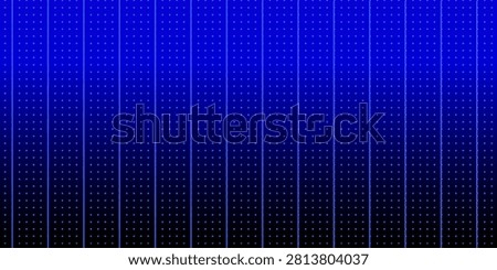 Futuristic tech HUD grid and digital blueprint style. Dark blue background with light virtual lines, radar and data interface. Vector for sci fi games or AI dashboard