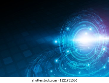 Futuristic technical part, teleporter core, Technology abstract, sci-fi and futuristic concept, Vector illustration background.