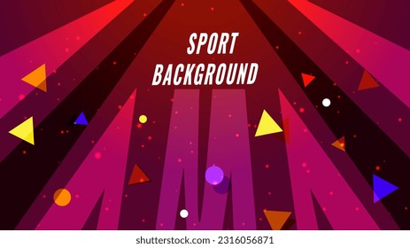Futuristic technological wallpaper. Modern red abstract speed line background design