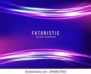 futuristic technology abstract background. Abstract futuristic curve digital line design.Modern futuristic design.Digital landscape pattern technology.Vector illustration.
