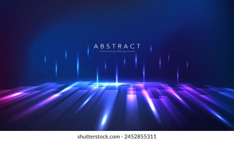 futuristic technology abstract background. Abstract futuristic curve digital line design.Modern futuristic design.Digital landscape pattern technology.Vector illustration.