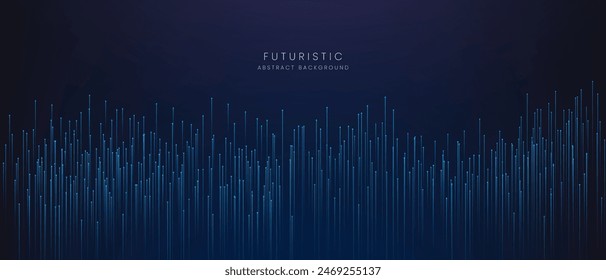 futuristic technology abstract background. Abstract futuristic curve digital line design.Modern futuristic design.Digital landscape pattern technology.Vector illustration.