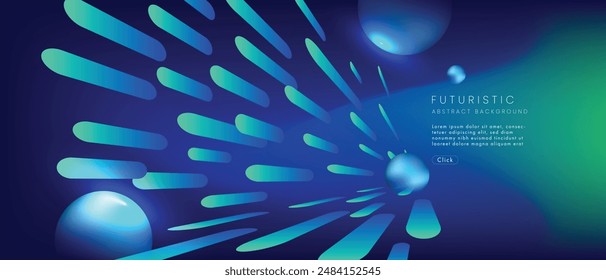 futuristic technology abstract background. Abstract futuristic curve digital line design.Modern futuristic design.Digital landscape pattern technology.Vector illustration.