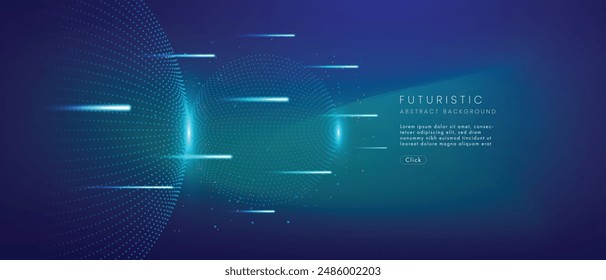 futuristic technology abstract background. Abstract futuristic curve digital line design.Modern futuristic design.Digital landscape pattern technology.Vector illustration.