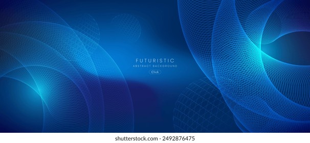 tecnología futurista de fondo abstracto. Abstractas diseño de línea digital de curva futurista.Diseño futurista moderno.Tecnología de patrón de paisaje digital.Ilustración vectorial.