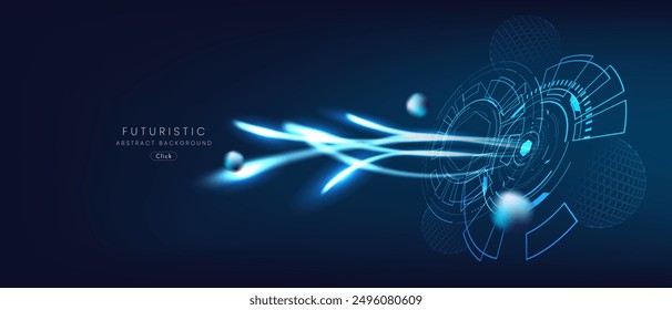 futuristic technology abstract background. Abstract futuristic curve digital line design.Modern futuristic design.Digital landscape pattern technology.Vector illustration.