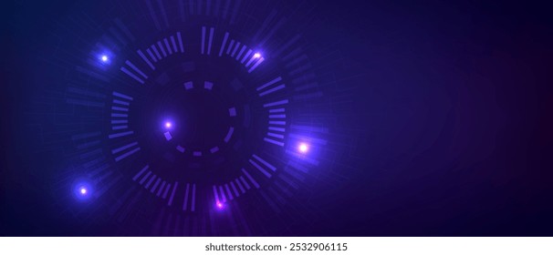 fundo abstrato tecnologia futurista. Abstrato curva futurista design de linha digital.Design futurista moderno.Tecnologia de padrão paisagem digital.Ilustração vetorial.