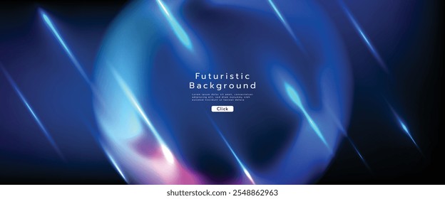 Fondo abstracto de tecnología futurista. Diseño de línea digital de curva futurista Abstractas. Diseño futurista moderno. Tecnología de patrón de paisaje digital. Ilustración vectorial.