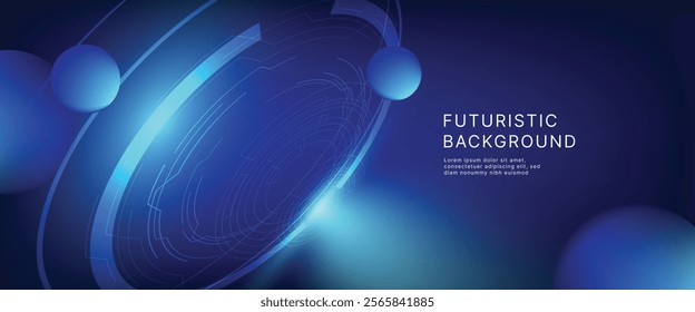futuristic technology abstract background. Abstract futuristic curve digital line design.Modern futuristic design.Digital landscape pattern technology.Vector illustration.