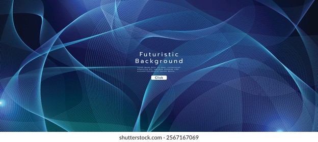 futuristic technology abstract background. Abstract futuristic curve digital line design.Modern futuristic design.Digital landscape pattern technology.Vector illustration.