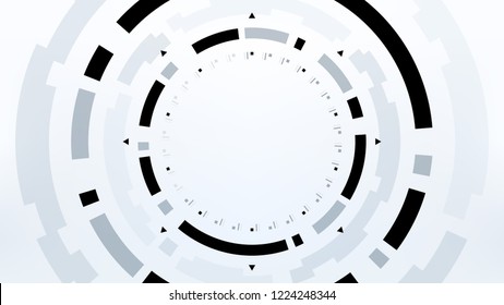 Futuristic Technology Abstract Background. Vector Modern Hi-Tech Wallpaper