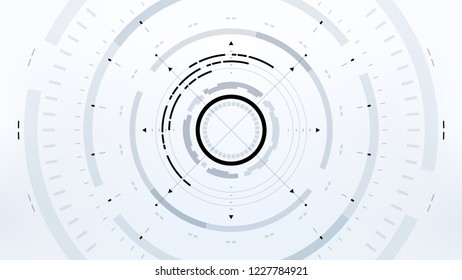 Futuristic Technology Abstract Background. Vector Modern Hi-Tech Wallpaper
