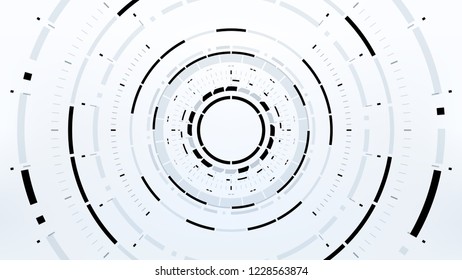 Futuristic Technology Abstract Background. Vector Modern Hi-Tech Wallpaper