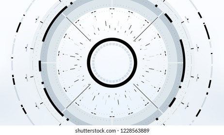 Futuristic Technology Abstract Background. Vector Modern Hi-Tech Wallpaper