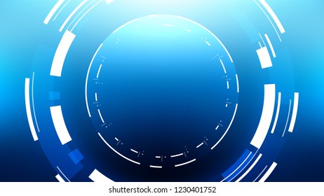Futuristic Technology Abstract Background. Vector Modern Hi-Tech Wallpaper