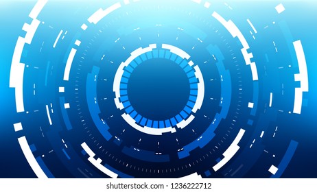 Futuristic Technology Abstract Background. Vector Modern Hi-Tech Wallpaper