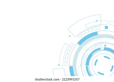 Futuristic technology abstract template , innovative virtual user interfaces , HUD , arrow speed background vector