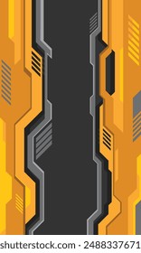 Futuristic technology abstract wallpaper, vector illustration