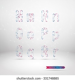 Futuristic Technology Alphabet