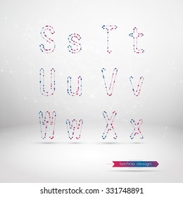 Futuristic Technology Alphabet