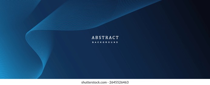 Histórico de tecnologia futurista. Linha azul onda luz tela abstrata ilustração. Eps10