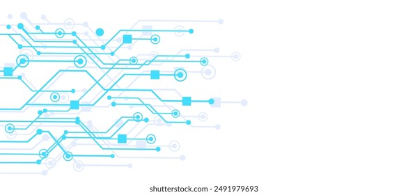 Futuristic technology background, electronic motherboard, abstract background with high-tech technology texture, internet network connection, innovation future tech data