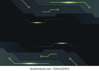 Futuristic Technology Background Modern Gradient