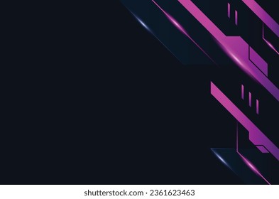Futuristic Technology Background Modern Gradient
