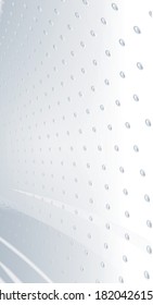 Futuristic technology concept abstract vertical banner & background design.