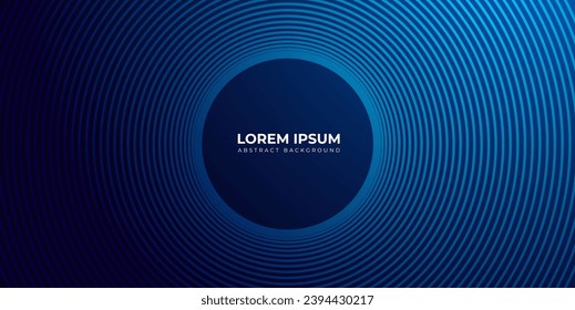 Futuristic technology concept Modern shiny blue diagonal rounded lines pattern glowing geometric lines abstract background. use to poster, banner, brochure, corporate, website and web banner.