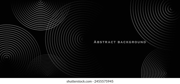 líneas de tecnología futurista fondo negro