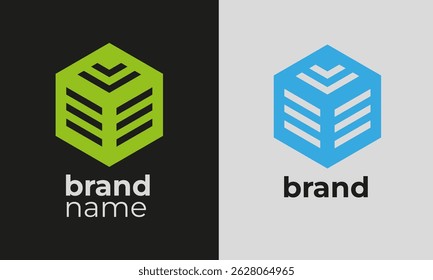 Logotipo de Tecnología futurista para innovaciones digitales