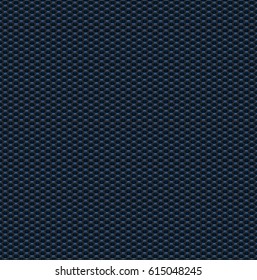 Futuristic Technology Sci-Fi Geometric Grid Background. Hexagonal Seamless Pattern. Futuristic UI (User Interface) Background. Geometric Structure. Vector Illustration.