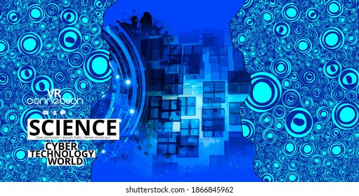 Futuristic technology style. Elegant background for business tech presentations