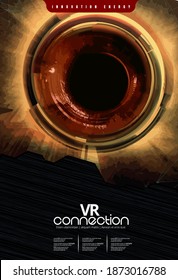 Futuristic technology style. Elegant background for business tech presentations