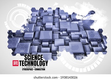 Estilo de tecnología futurista. Entorno elegante para presentaciones de tecnología empresarial