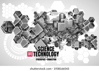 Futuristic technology style. Elegant background for business tech presentations
