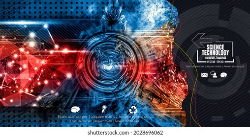 Futuristic technology style. Elegant background for business tech presentations. 
