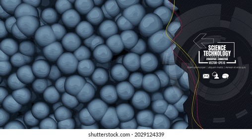 Futuristic technology style. Elegant background for business tech presentations