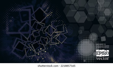 Estilo de tecnología futurista. Un entorno elegante para presentaciones de tecnología empresarial.