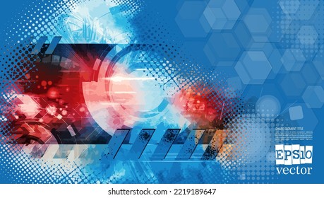 Estilo de tecnología futurista. Un entorno elegante para presentaciones de tecnología empresarial.