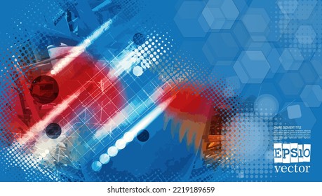 Futuristische Technologie-Stil. Eleganter Hintergrund für Business-Tech-Präsentationen.