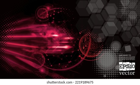 Futuristische Technologie-Stil. Eleganter Hintergrund für Business-Tech-Präsentationen.