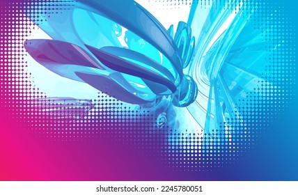 Futuristic technology style. Elegant background for business tech presentations
