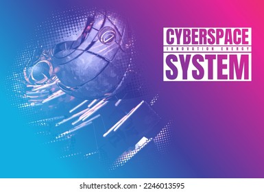 Futuristic technology style. Elegant background for business tech presentations